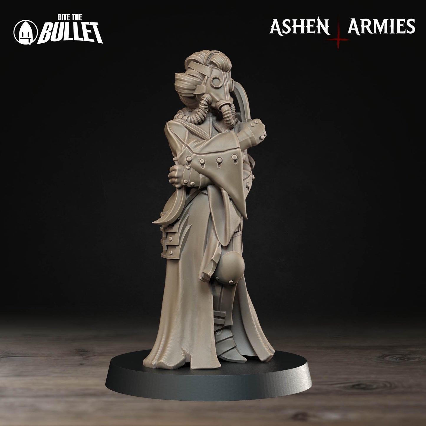 Combat Medic | Bullet Crusade: Holy Shogunate | Bite The Bullet | 35mm Scale | Resin Printed Tabletop RPG Miniature Figures