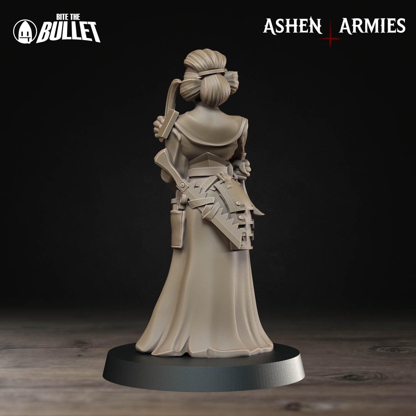 Combat Medic | Bullet Crusade: Holy Shogunate | Bite The Bullet | 35mm Scale | Resin Printed Tabletop RPG Miniature Figures