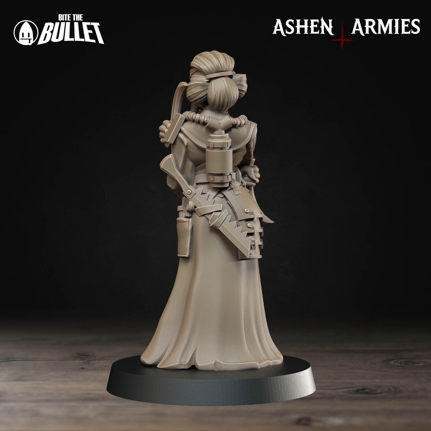 Combat Medic | Bullet Crusade: Holy Shogunate | Bite The Bullet | 35mm Scale | Resin Printed Tabletop RPG Miniature Figures