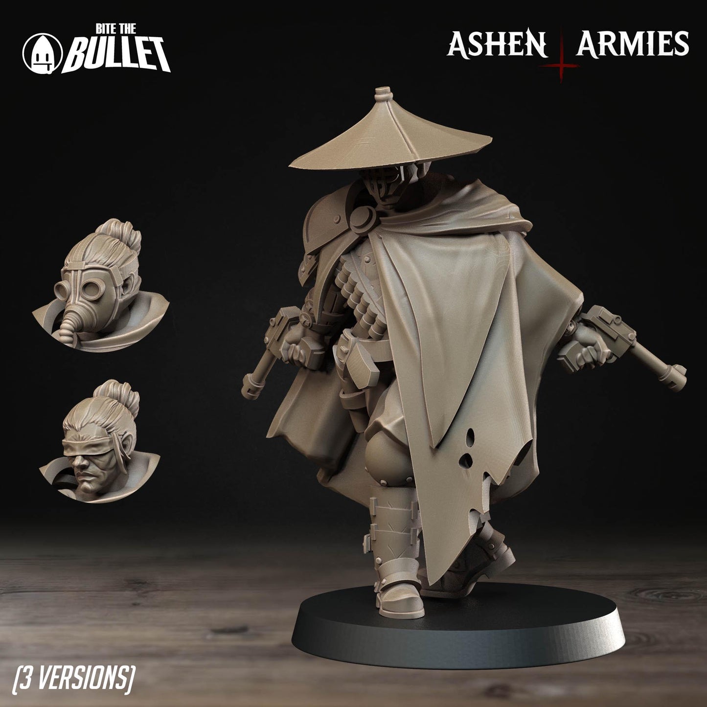 Sniper Priest | Bullet Crusade: Holy Shogunate | Bite The Bullet | 35mm Scale | Resin Printed Tabletop RPG Miniature Figures