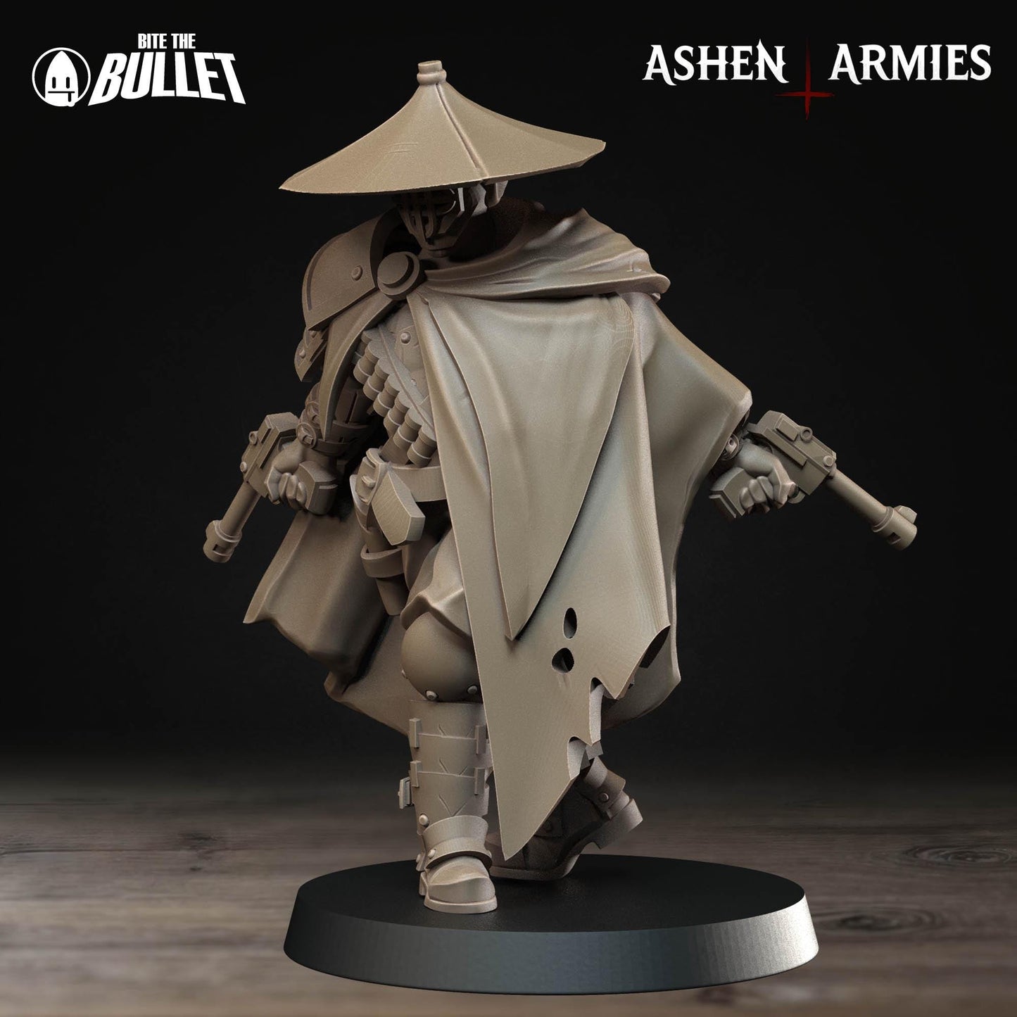 Sniper Priest | Bullet Crusade: Holy Shogunate | Bite The Bullet | 35mm Scale | Resin Printed Tabletop RPG Miniature Figures