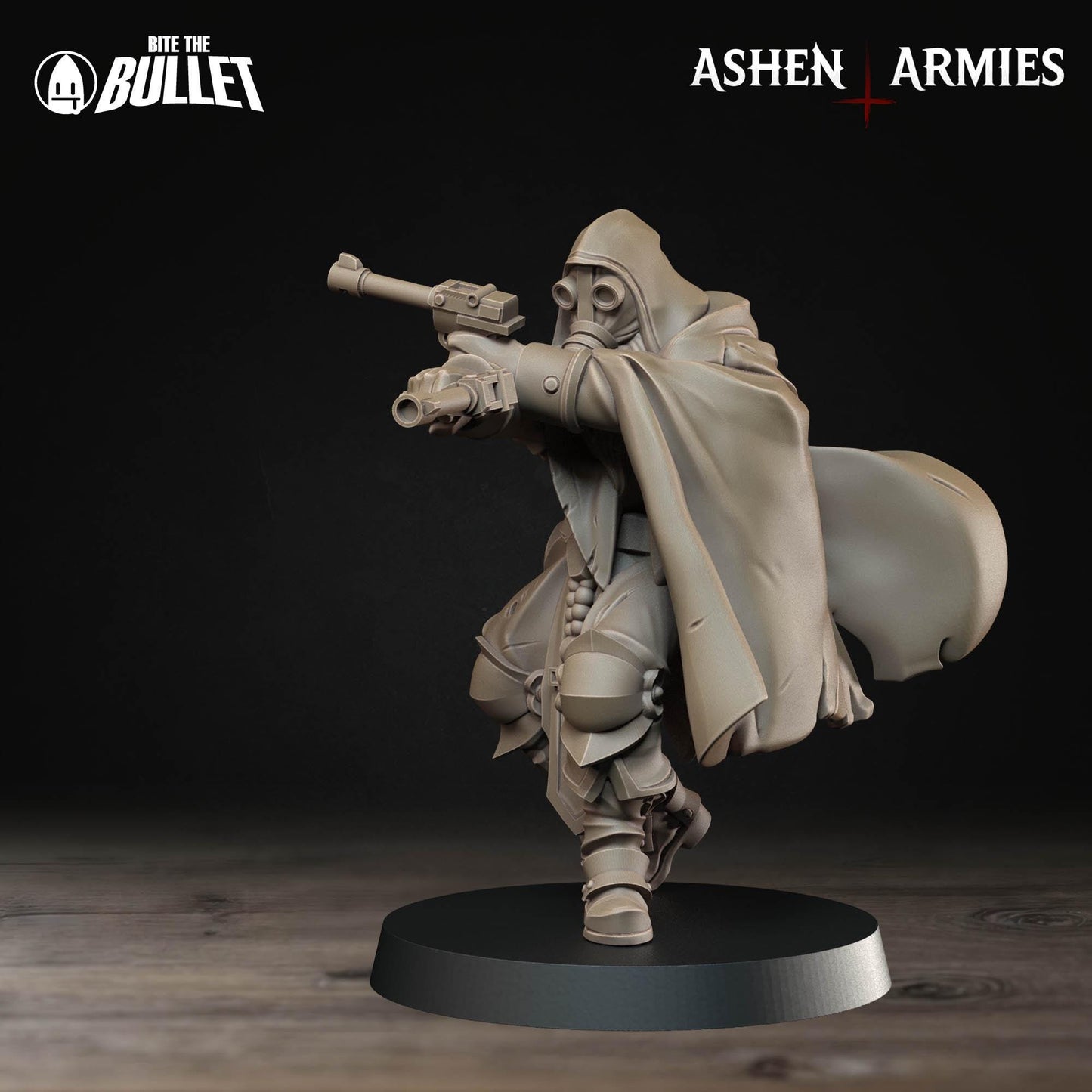 Sniper Priest - Pistols | Bullet Crusade: Sanctified Legion | Bite The Bullet | 35mm Scale | Resin Printed Tabletop RPG Miniature Figures