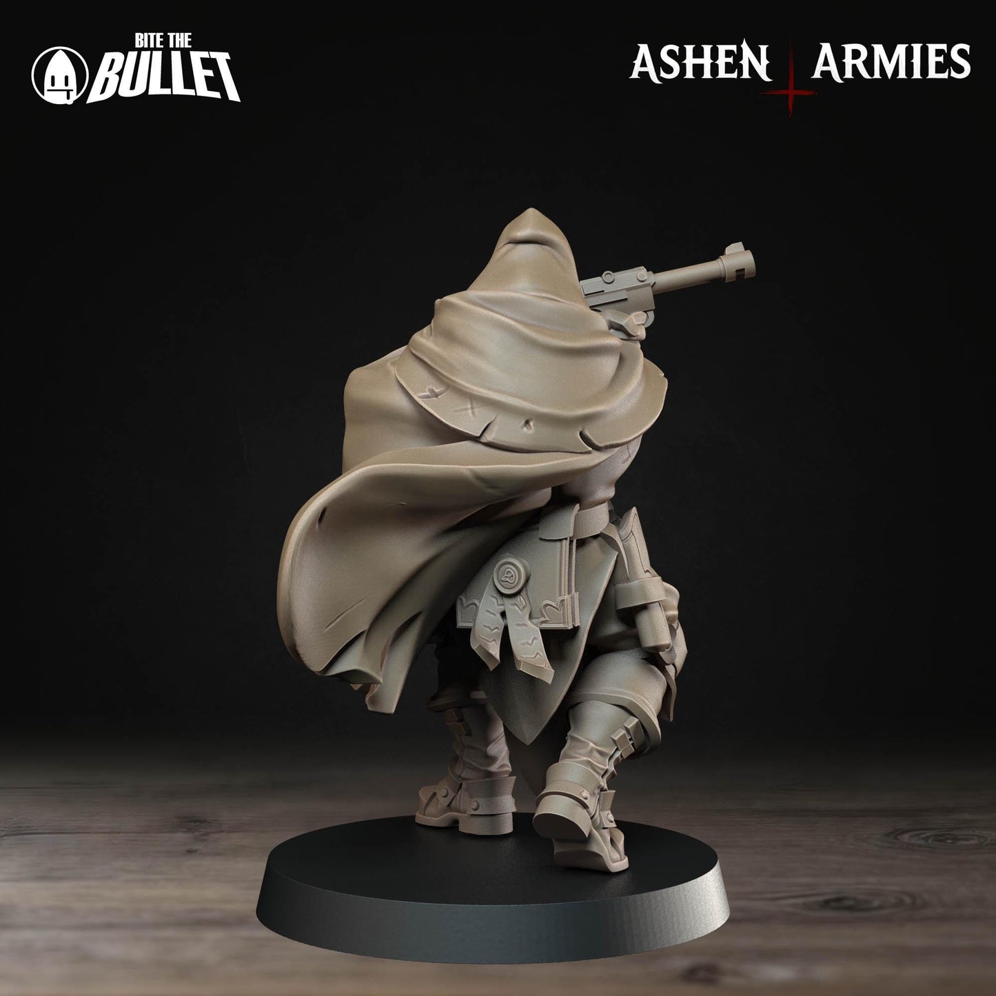 Sniper Priest - Pistols | Bullet Crusade: Sanctified Legion | Bite The Bullet | 35mm Scale | Resin Printed Tabletop RPG Miniature Figures
