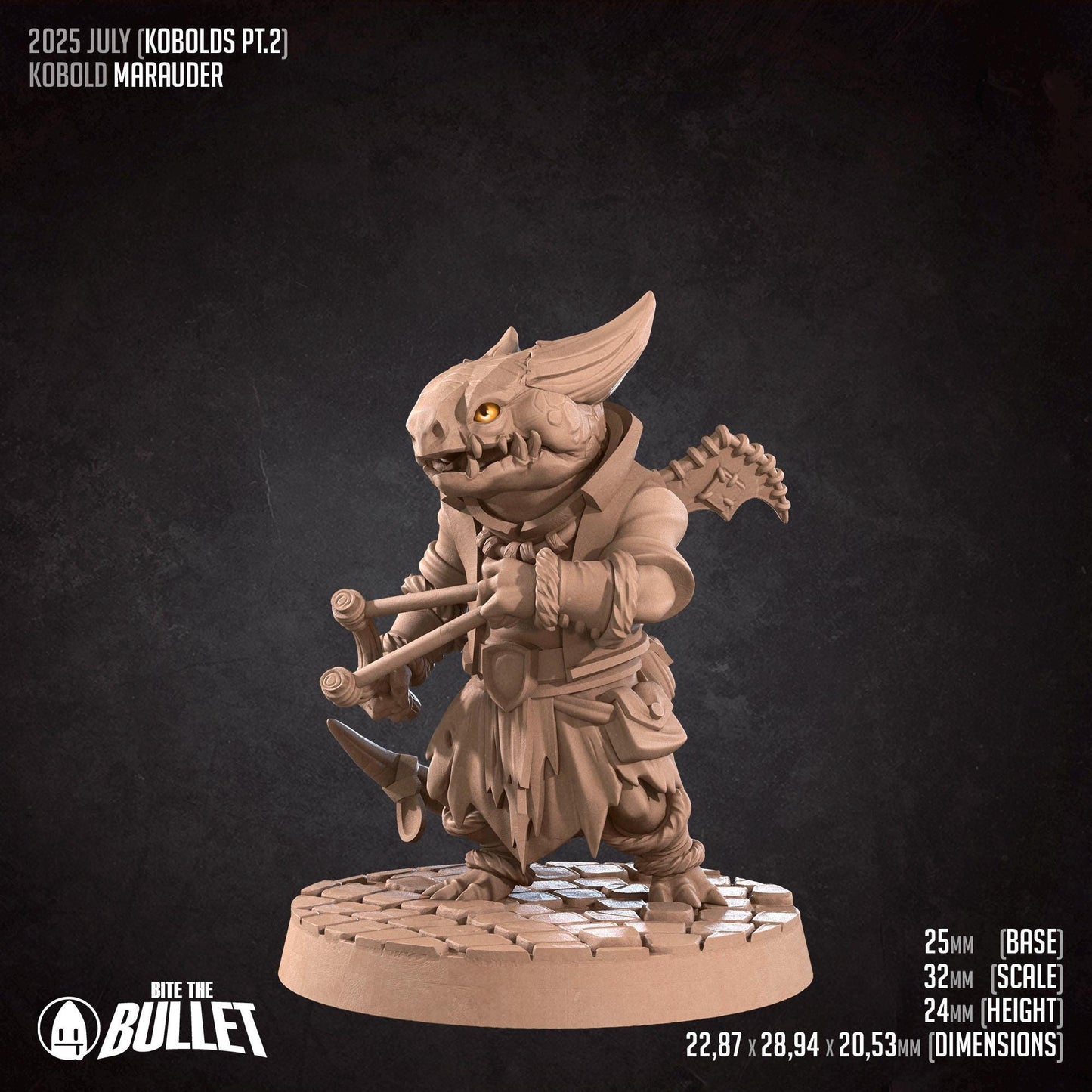 Marauder | Kobolds Pt. 2 | Bite The Bullet | 35mm Scale | Resin Printed Tabletop RPG Miniature Figures