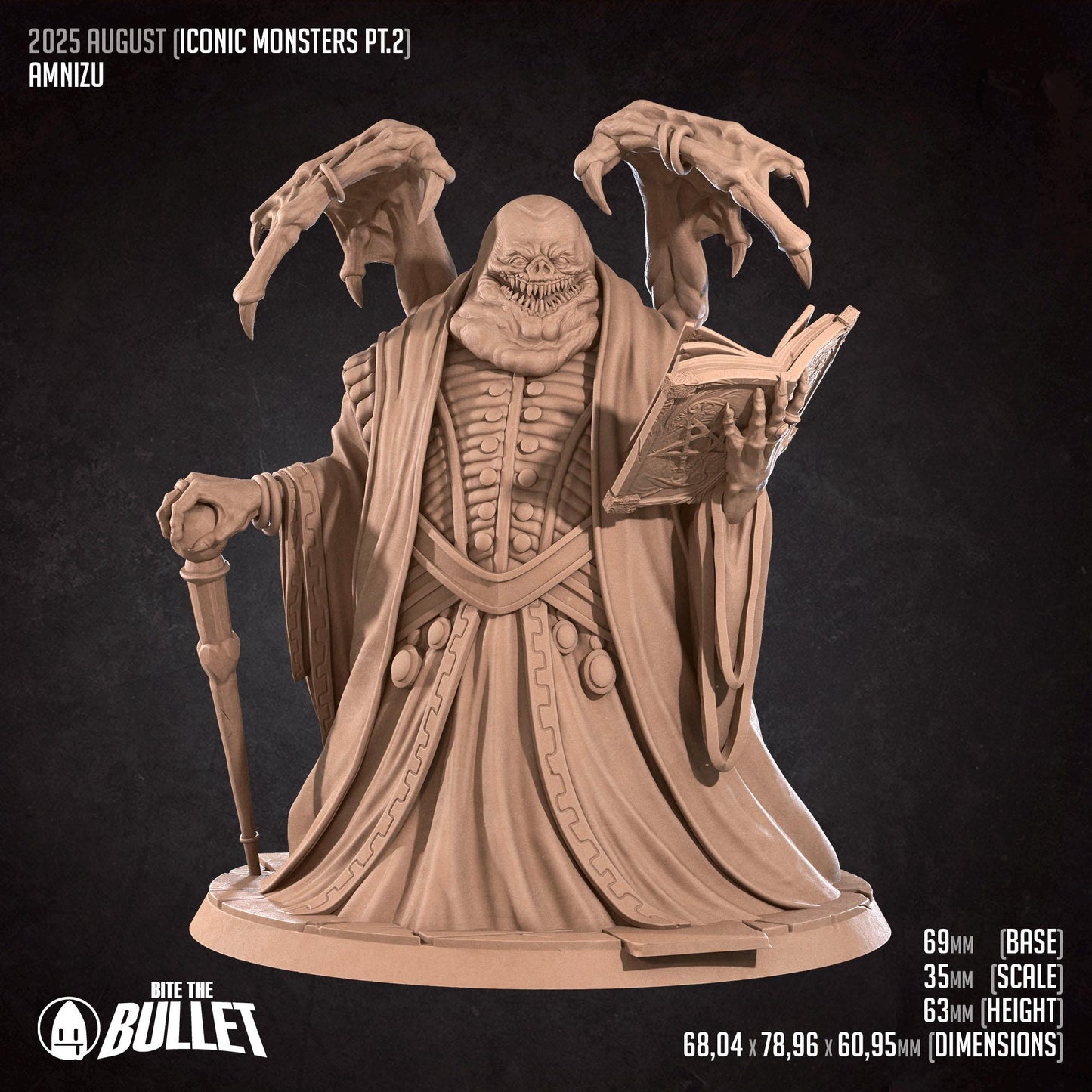 Amnizu | Iconic Monsters Pt. 2 | Bite The Bullet | 35mm Scale | Resin Printed Tabletop RPG Miniature Figures