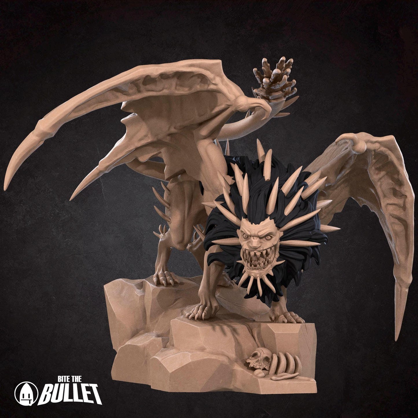 Manticore | Iconic Monsters Pt. 2 | Bite The Bullet | 35mm Scale | Resin Printed Tabletop RPG Miniature Figures