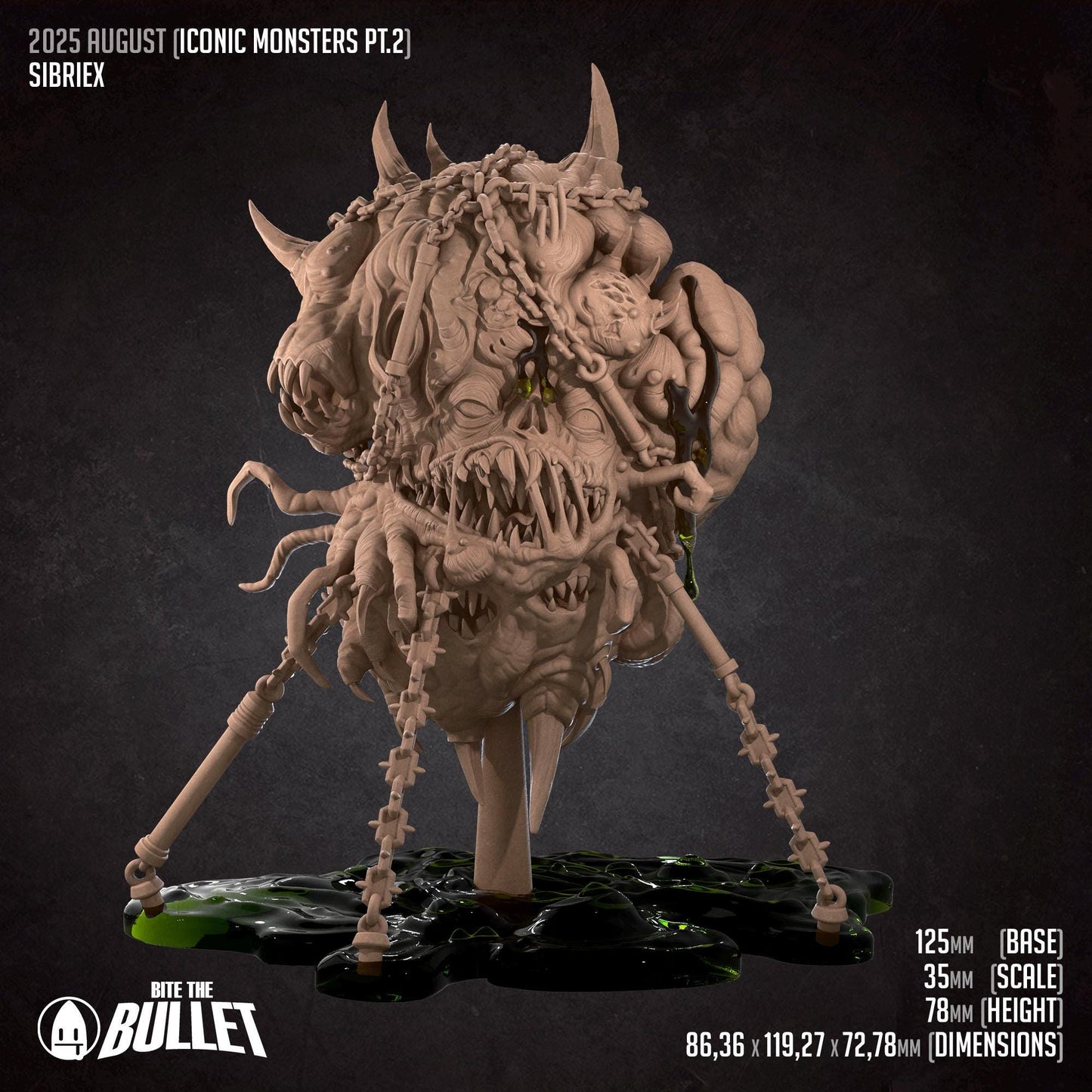 Sibriex | Iconic Monsters Pt. 2 | Bite The Bullet | 35mm Scale | Resin Printed Tabletop RPG Miniature Figures