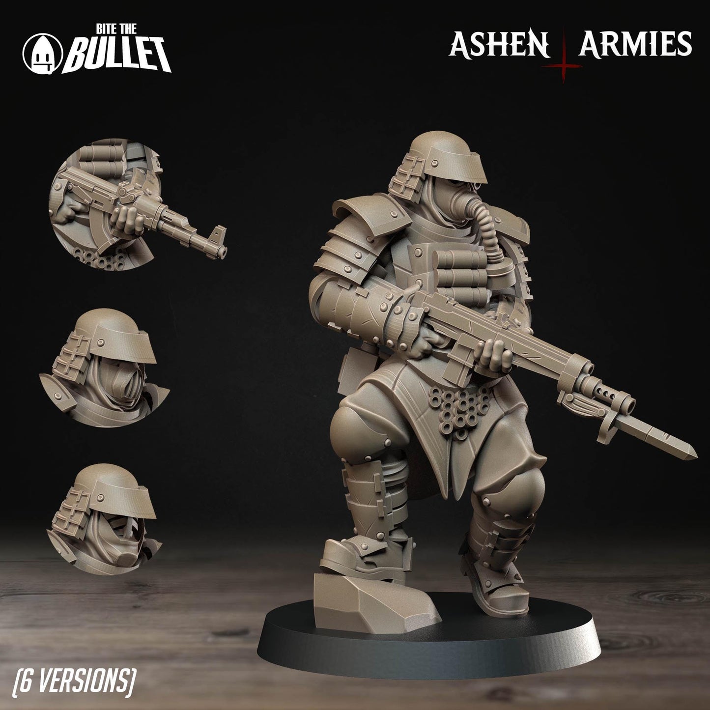 Combat Engineer | Bullet Crusade: Holy Shogunate | Bite The Bullet | 35mm Scale | Resin Printed Tabletop RPG Miniature Figures