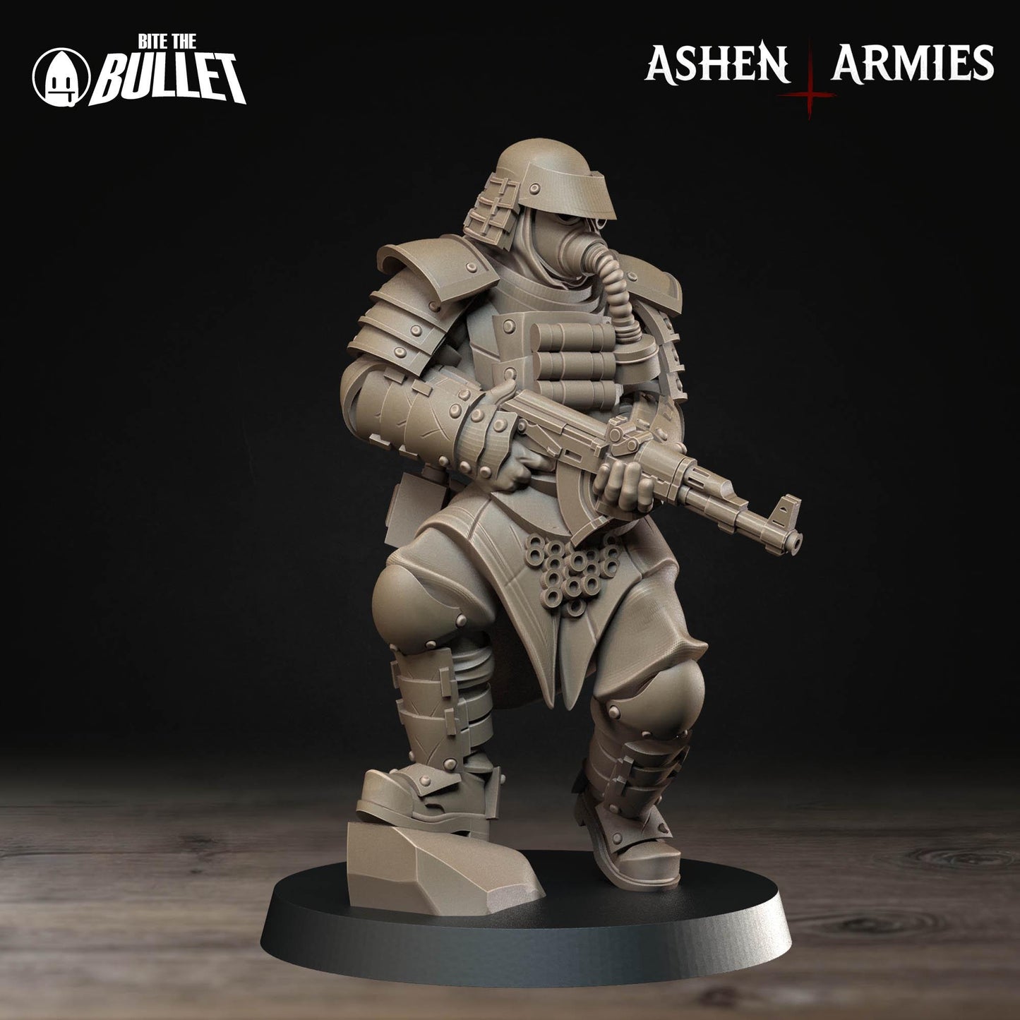 Combat Engineer | Bullet Crusade: Holy Shogunate | Bite The Bullet | 35mm Scale | Resin Printed Tabletop RPG Miniature Figures