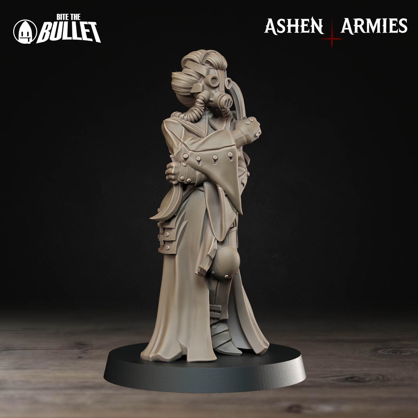 Combat Medic | Bullet Crusade: Holy Shogunate | Bite The Bullet | 35mm Scale | Resin Printed Tabletop RPG Miniature Figures