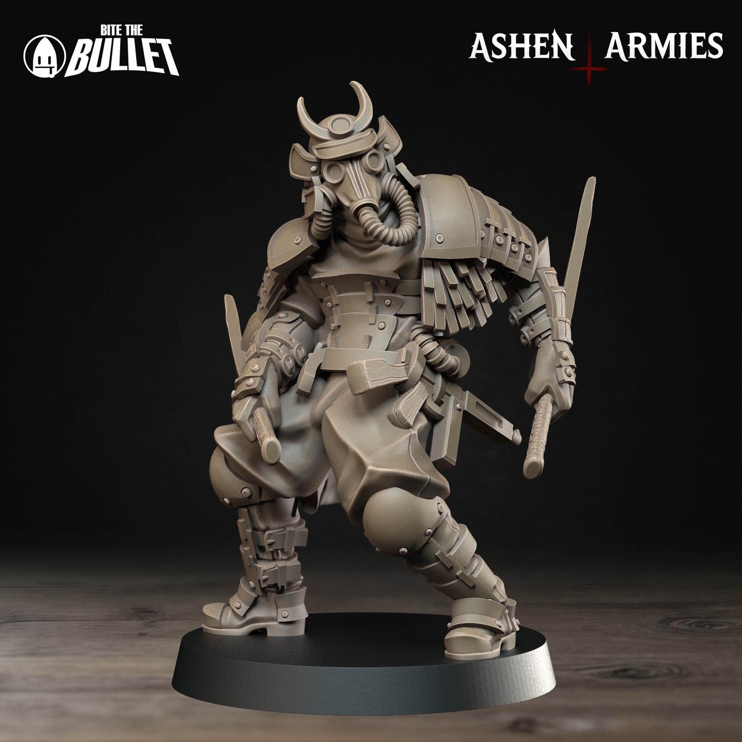 Trench Cleric | Bullet Crusade: Holy Shogunate | Bite The Bullet | 35mm Scale | Resin Printed Tabletop RPG Miniature Figures