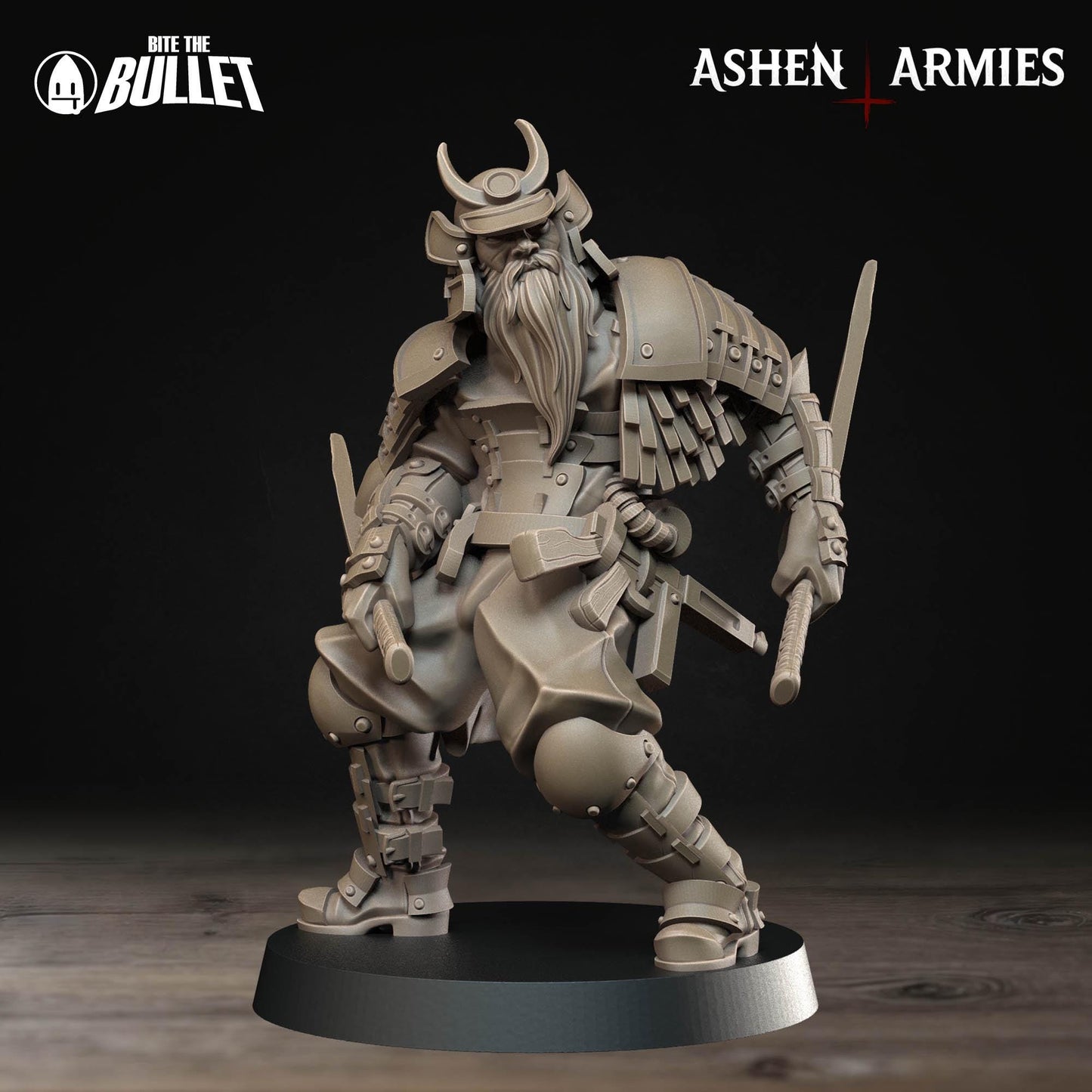 Trench Cleric | Bullet Crusade: Holy Shogunate | Bite The Bullet | 35mm Scale | Resin Printed Tabletop RPG Miniature Figures