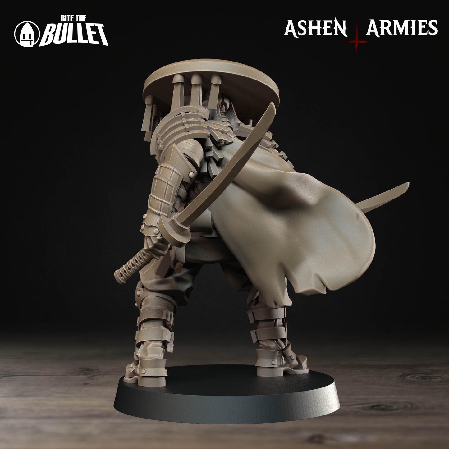 Trench Cleric | Bullet Crusade: Holy Shogunate | Bite The Bullet | 35mm Scale | Resin Printed Tabletop RPG Miniature Figures