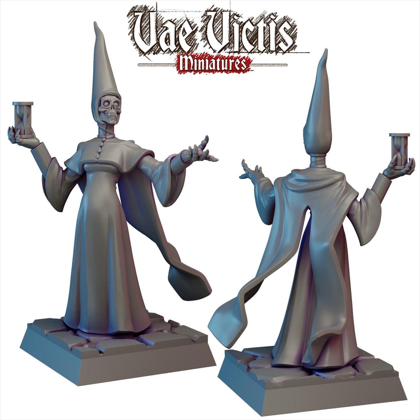 Time Vampire | Vae Victis Miniatures | 32mm Scale Resin Printed Tabletop RPG Figures for Tabletop Roleplaying or Wargaming