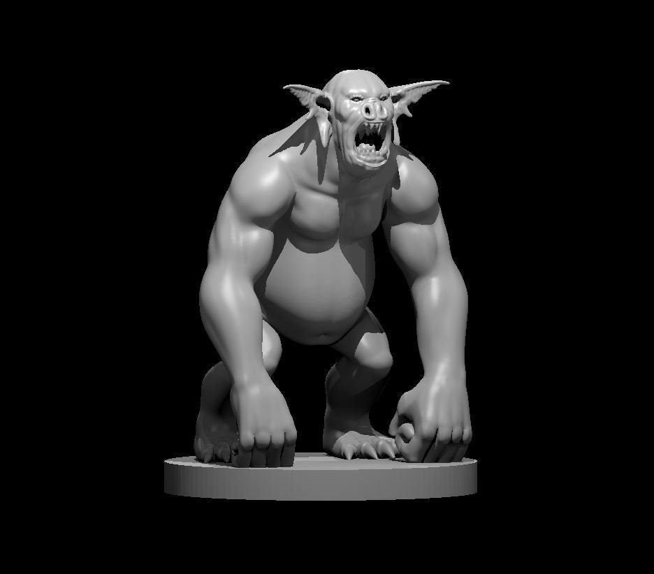 Dretch | MZ4250 | 28mm | Resin | Tabletop | Miniatures | TTRPG | DND | 5E