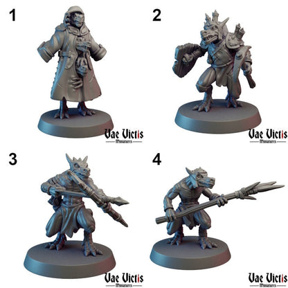 Kobold Set | Vae Victis Miniatures | 32mm Scale | Resin Printed Tabletop RPG Figures | DND | 5E