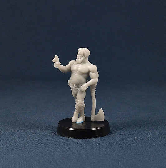 The Lumberjack | Bae Victis | Vae Victis Miniatures | 32mm Scale | Resin Printed Tabletop RPG Figures | DND | 5E