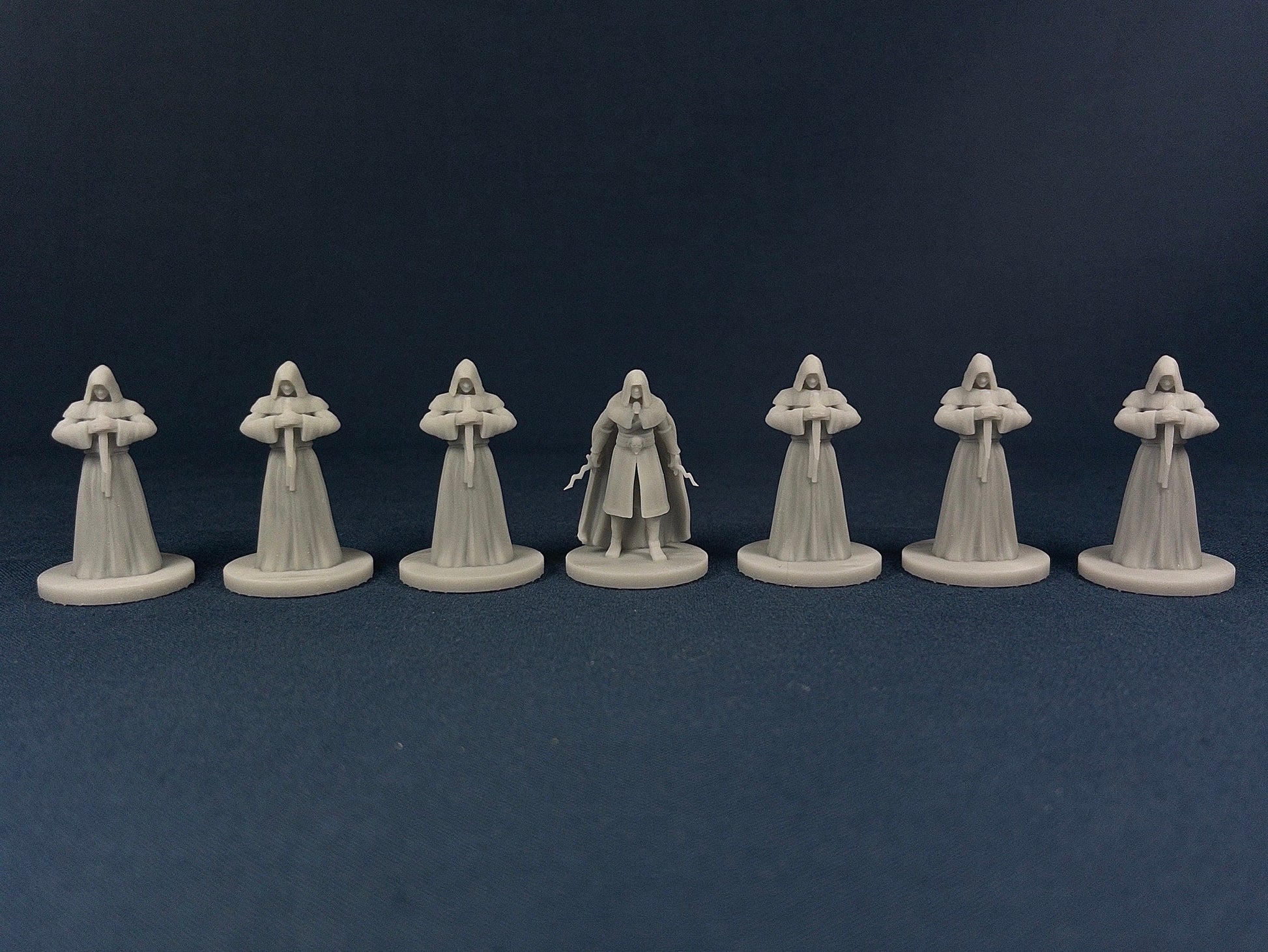 Cultist Set (7 Minis) | MZ4250 | Miniatures | 28mm Scale | Fanatic | Resin Printed Tabletop RPG Figures | DND | 5E