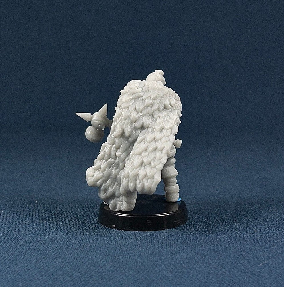 Hammer Wielding Warrior | Vae Victis Miniatures | 32mm Scale | Resin Printed Tabletop RPG Figures | DND | 5E