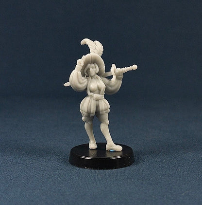 Landsknecht Girl | Vae Victis Miniatures | Bae Victis | Mercenary | NPC | Resin | Tabletop | Miniatures | TTRPG | DND | 5E