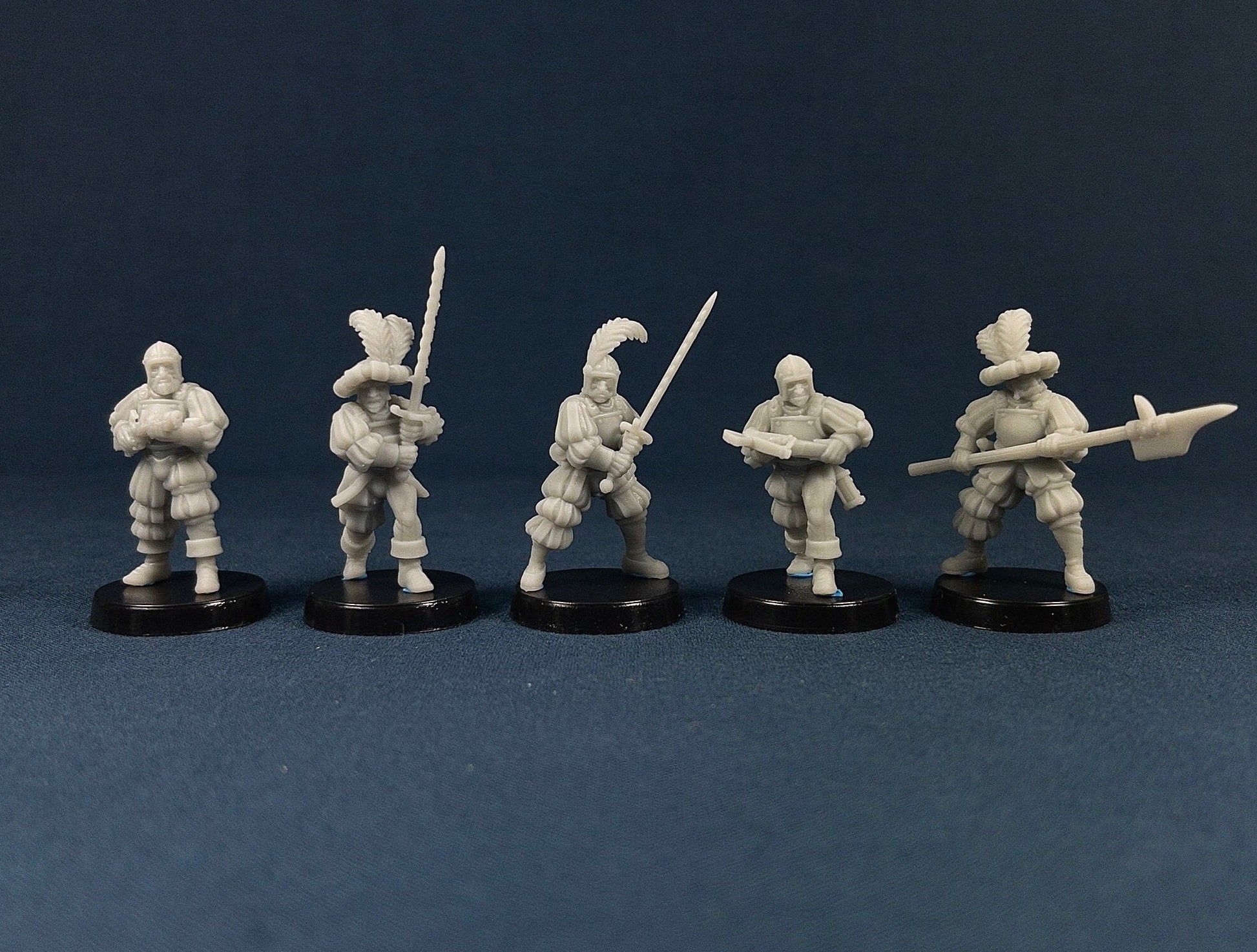Sword for Hire Vol 2 Set (5 Minis) | Vae Victis Miniatures | Lance | Sword | Soldier | Resin | Tabletop | Miniatures | TTRPG | DND | 5E