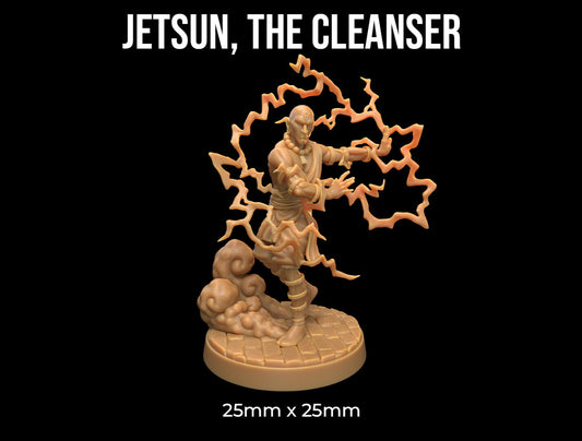 Jetsun, the Cleanser | Dragon Trappers Lodge | Mini | One Page Rules | 32mm | Resin | Tabletop | Miniatures | TTRPG | DND | 5E | OPR