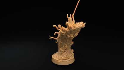 Quen Shi, The River Witch | Dragon Trappers Lodge | Mini | One Page Rules | 32mm | Resin | Tabletop | Miniatures | TTRPG | DND | 5E