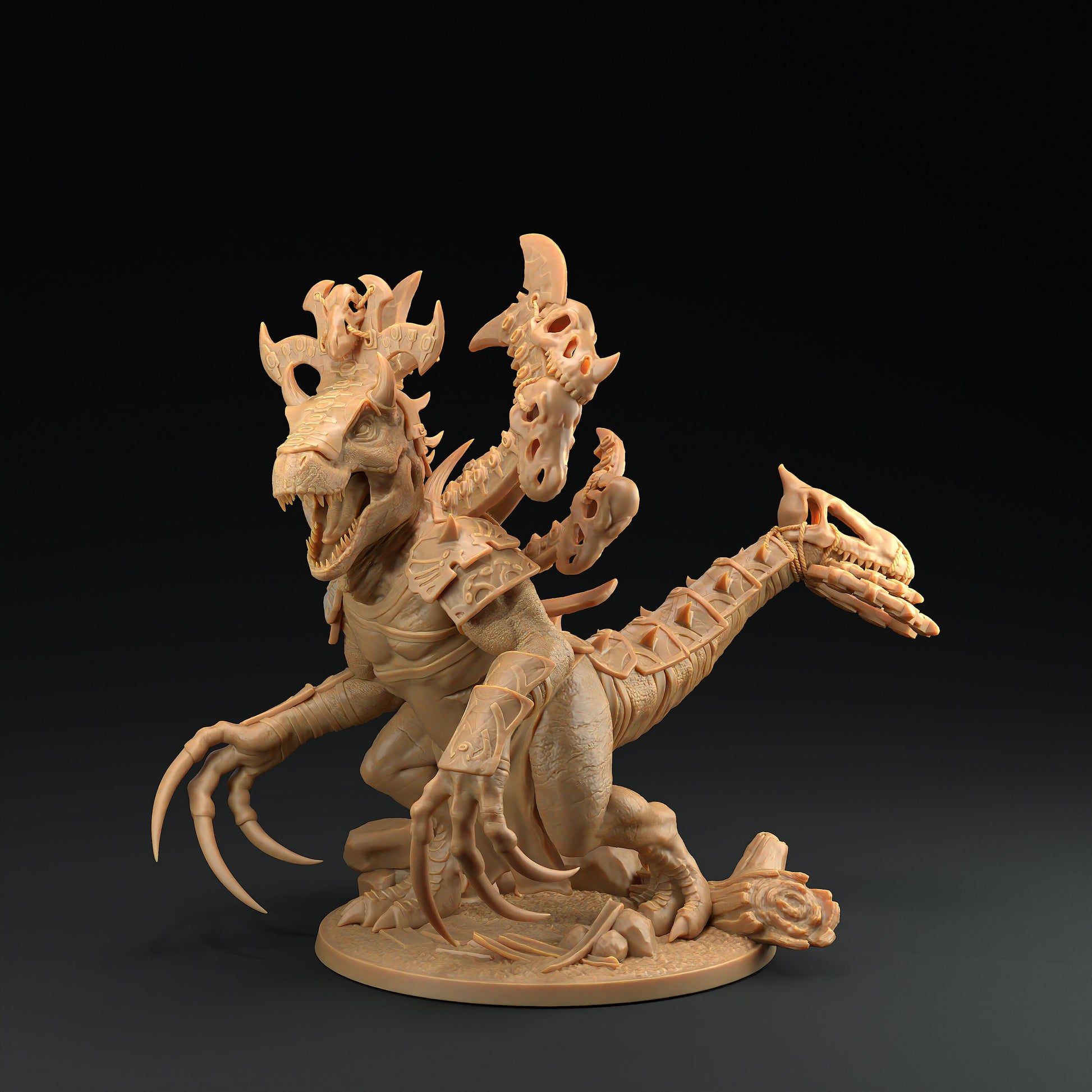 God of Death | Dragon Trappers Lodge | Mini | One Page Rules | 32mm | Resin | Tabletop | Miniatures | TTRPG | DND | 5E | OPR | Dinosaur