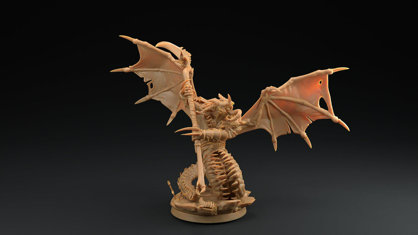 Abyssal Fiendblood Blasphemers | Dragon Trappers Lodge | Fiends of Incandriox | 32mm | Resin | Tabletop | Miniatures | TTRPG | DND | 5E