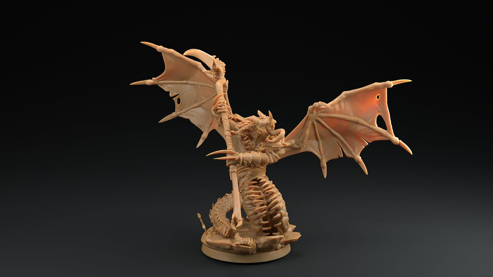 Abyssal Fiendblood Blasphemers | Dragon Trappers Lodge | Fiends of Incandriox | 32mm | Resin | Tabletop | Miniatures | TTRPG | DND | 5E