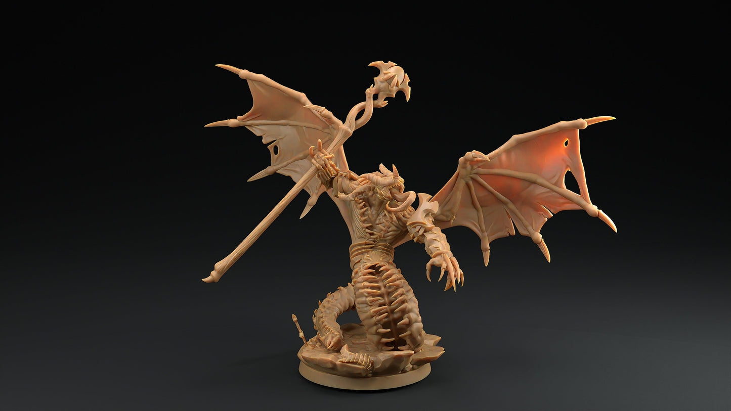 Abyssal Fiendblood Blasphemers | Dragon Trappers Lodge | Fiends of Incandriox | 32mm | Resin | Tabletop | Miniatures | TTRPG | DND | 5E