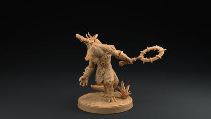 Spino Saurians | Dragon Trappers Lodge | Mini | One Page Rules | 32mm | Resin | Tabletop | Miniatures | TTRPG | DND | 5E | OPR | Dinosaur