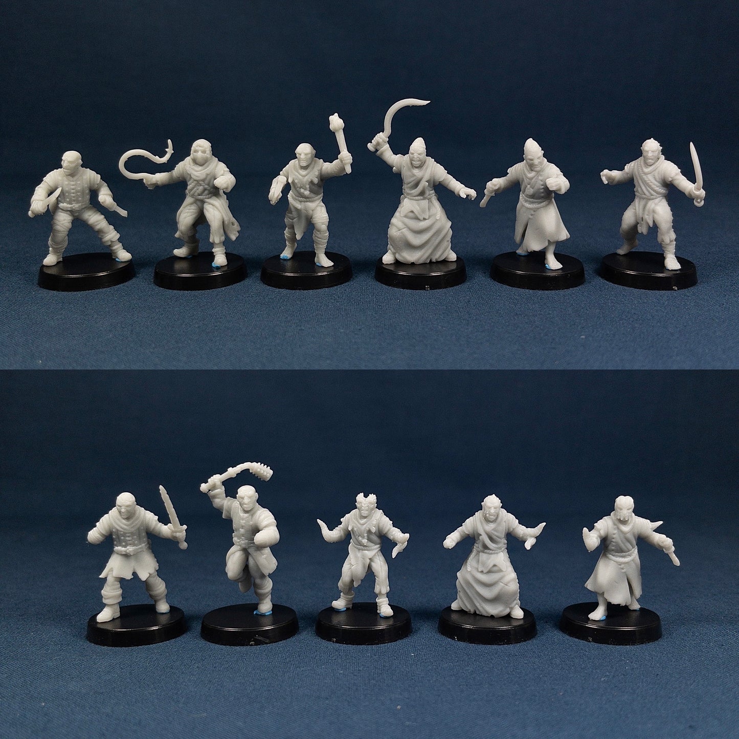 Cultist Set (11 Minis) | Vae Victis Miniatures | Archer | Spear | Resin | Tabletop | Miniatures | TTRPG | DND | 5E