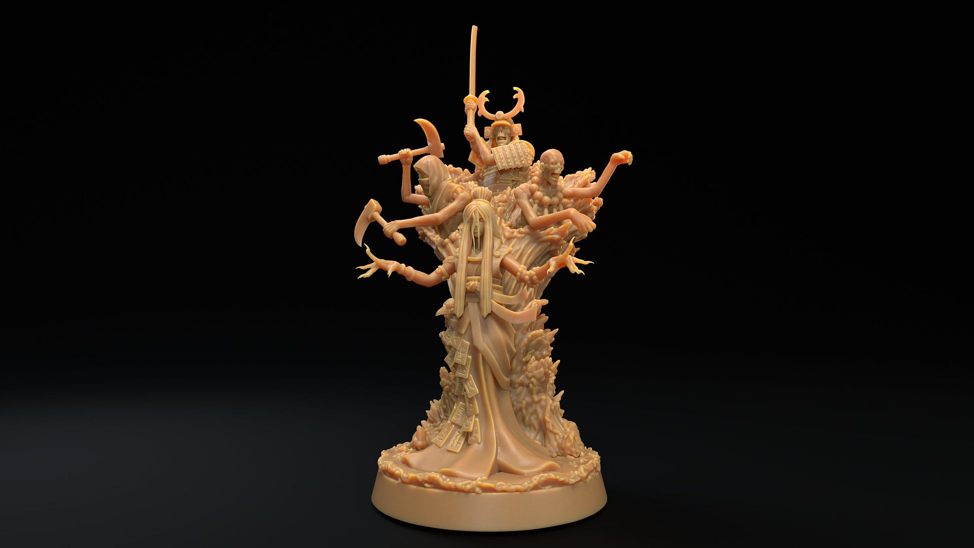 Quen Shi, The River Witch | Dragon Trappers Lodge | Mini | One Page Rules | 32mm | Resin | Tabletop | Miniatures | TTRPG | DND | 5E