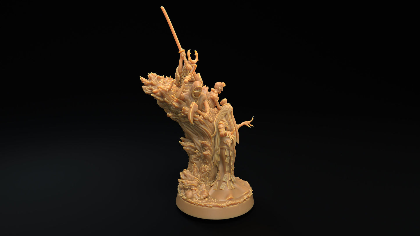 Quen Shi, The River Witch | Dragon Trappers Lodge | Mini | One Page Rules | 32mm | Resin | Tabletop | Miniatures | TTRPG | DND | 5E