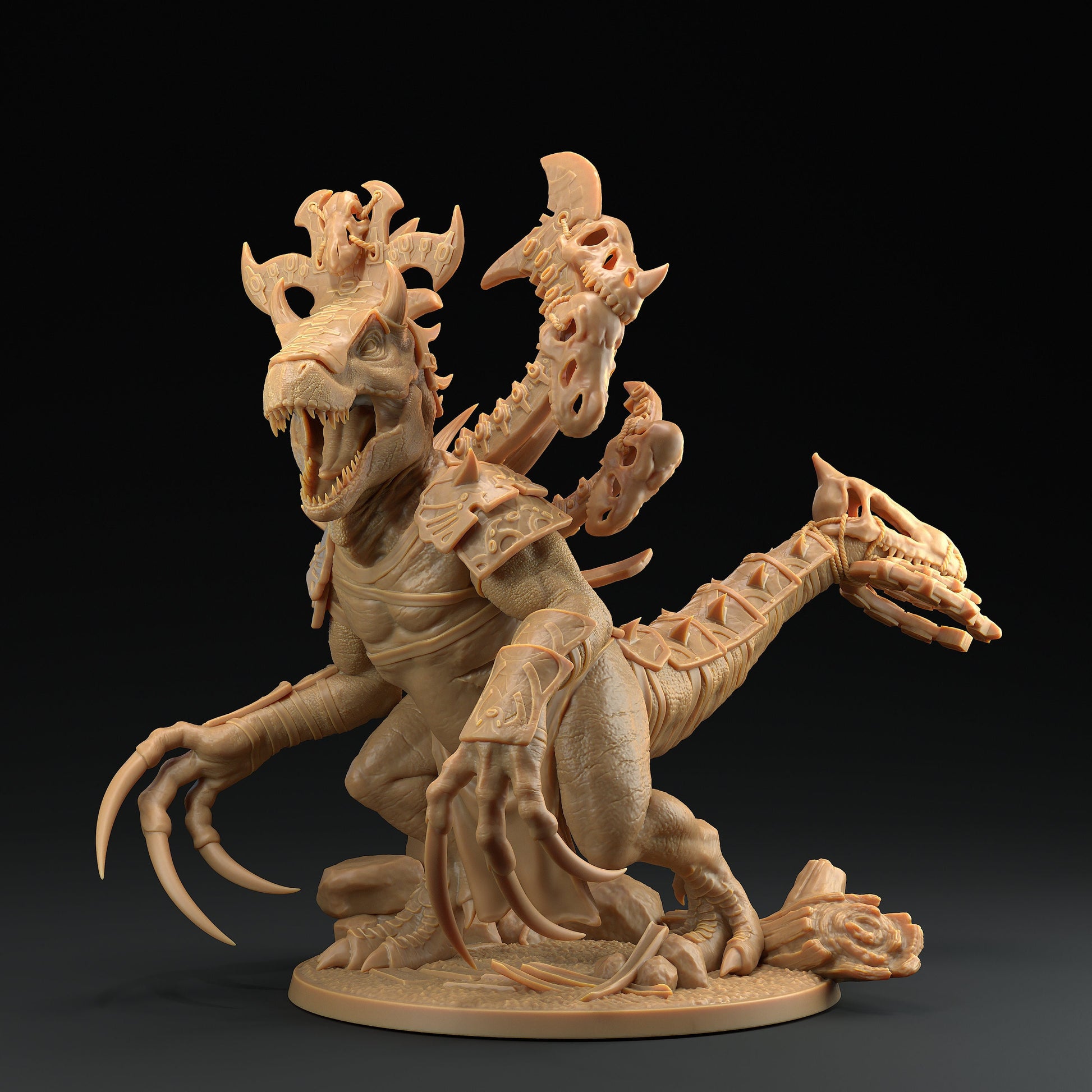 God of Death | Dragon Trappers Lodge | Mini | One Page Rules | 32mm | Resin | Tabletop | Miniatures | TTRPG | DND | 5E | OPR | Dinosaur