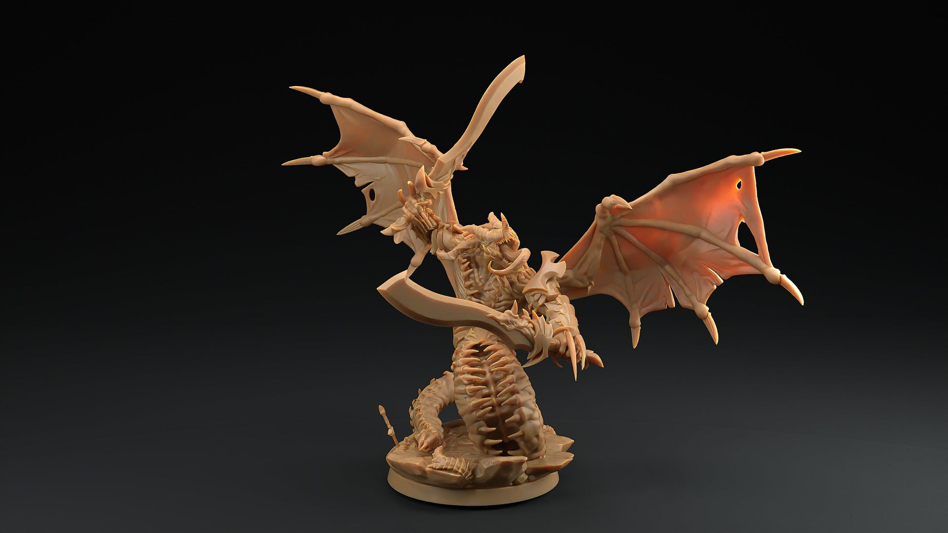 Abyssal Fiendblood Blasphemers | Dragon Trappers Lodge | Fiends of Incandriox | 32mm | Resin | Tabletop | Miniatures | TTRPG | DND | 5E