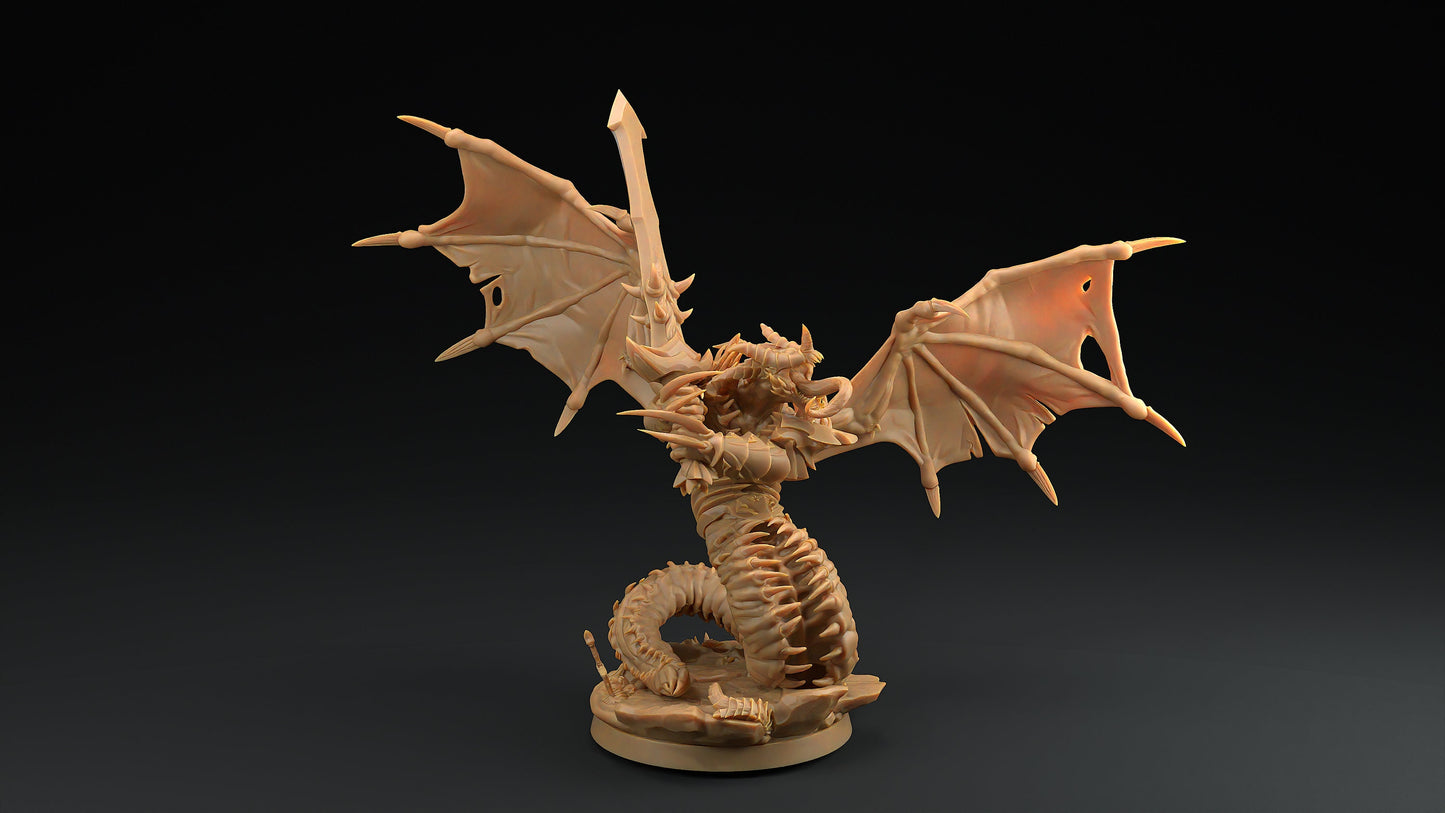 Abyssal Fiendblood Blasphemers | Dragon Trappers Lodge | Fiends of Incandriox | 32mm | Resin | Tabletop | Miniatures | TTRPG | DND | 5E