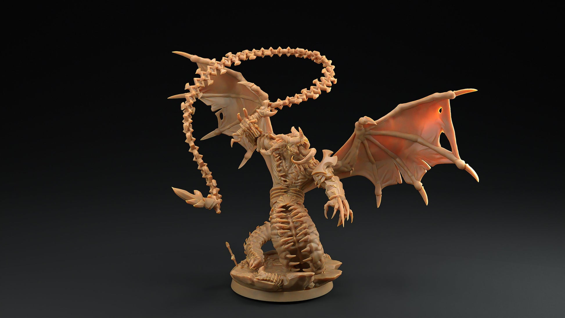 Abyssal Fiendblood Blasphemers | Dragon Trappers Lodge | Fiends of Incandriox | 32mm | Resin | Tabletop | Miniatures | TTRPG | DND | 5E