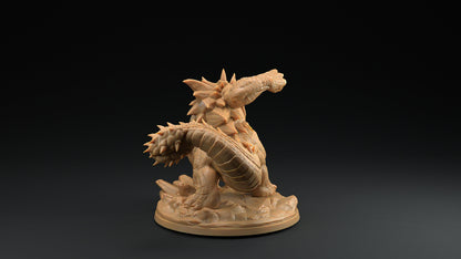 Tricerahulk | Dragon Trappers Lodge | Mini | One Page Rules | 32mm | Resin | Tabletop | Miniatures | TTRPG | DND | 5E | OPR | Dinosaur