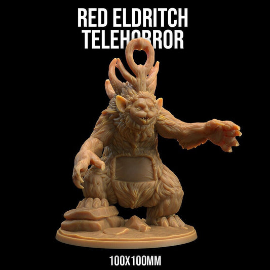 Red Eldritch Telehorror | Dragon Trappers Lodge | One Page Rules | 32mm | Resin Printed Tabletop RPG Figures | DND | 5E | Halloween