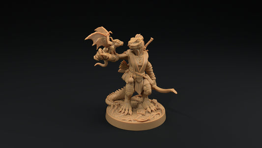 Aela Greenscale | Dragon Trappers Lodge | One Page Rules | 32mm | Resin Printed Tabletop RPG Figures | DND | 5E |