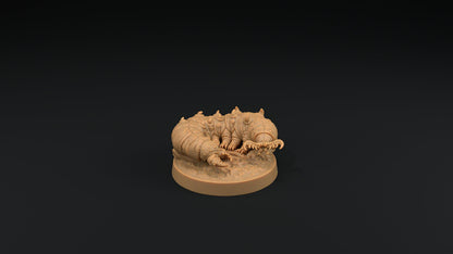 Dragon Worms | Dragon Trappers Lodge | Monster | One Page Rules | 32mm | Resin Printed Tabletop RPG Figures | DND | 5E |