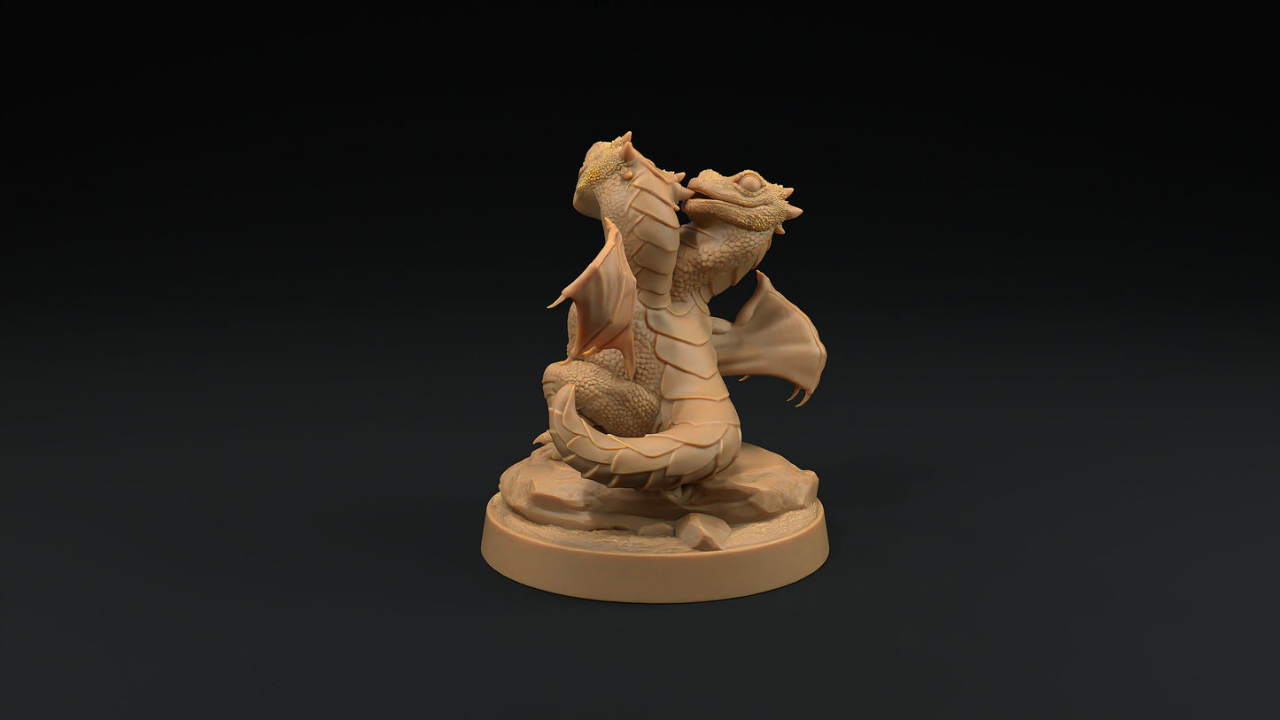 Viperwing Wyrmling | Dragon Trappers Lodge | Monster | One Page Rules | 32mm | Resin Printed Tabletop RPG Figures | DND | 5E |