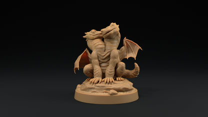 Viperwing Wyrmling | Dragon Trappers Lodge | Monster | One Page Rules | 32mm | Resin Printed Tabletop RPG Figures | DND | 5E |