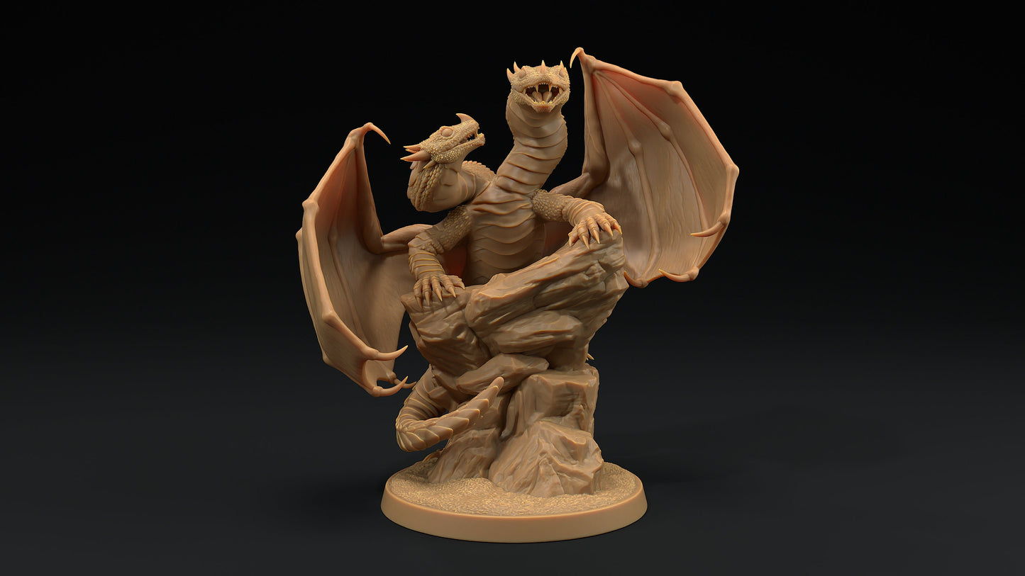 Young Viperwing | Dragon Trappers Lodge | Monster | One Page Rules | 32mm | Resin Printed Tabletop RPG Figures | DND | 5E |