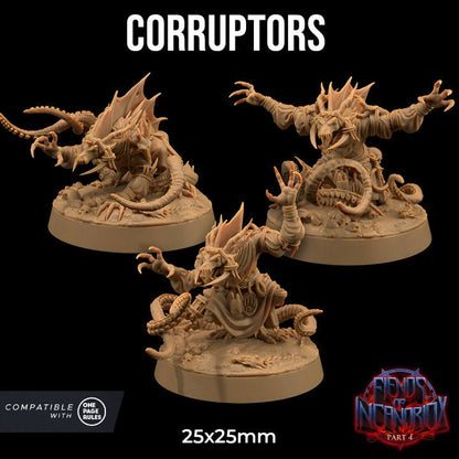 Corrupters | Dragon Trappers Lodge | Demon | Devil | One Page Rules | 32mm | Resin Printed Tabletop RPG Figures | DND | 5E |