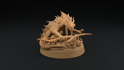 Shadow Wyrm Bow | Dragon Trappers Lodge | Demon | Devil | One Page Rules | 32mm | Resin Printed Tabletop RPG Figures | DND | 5E |