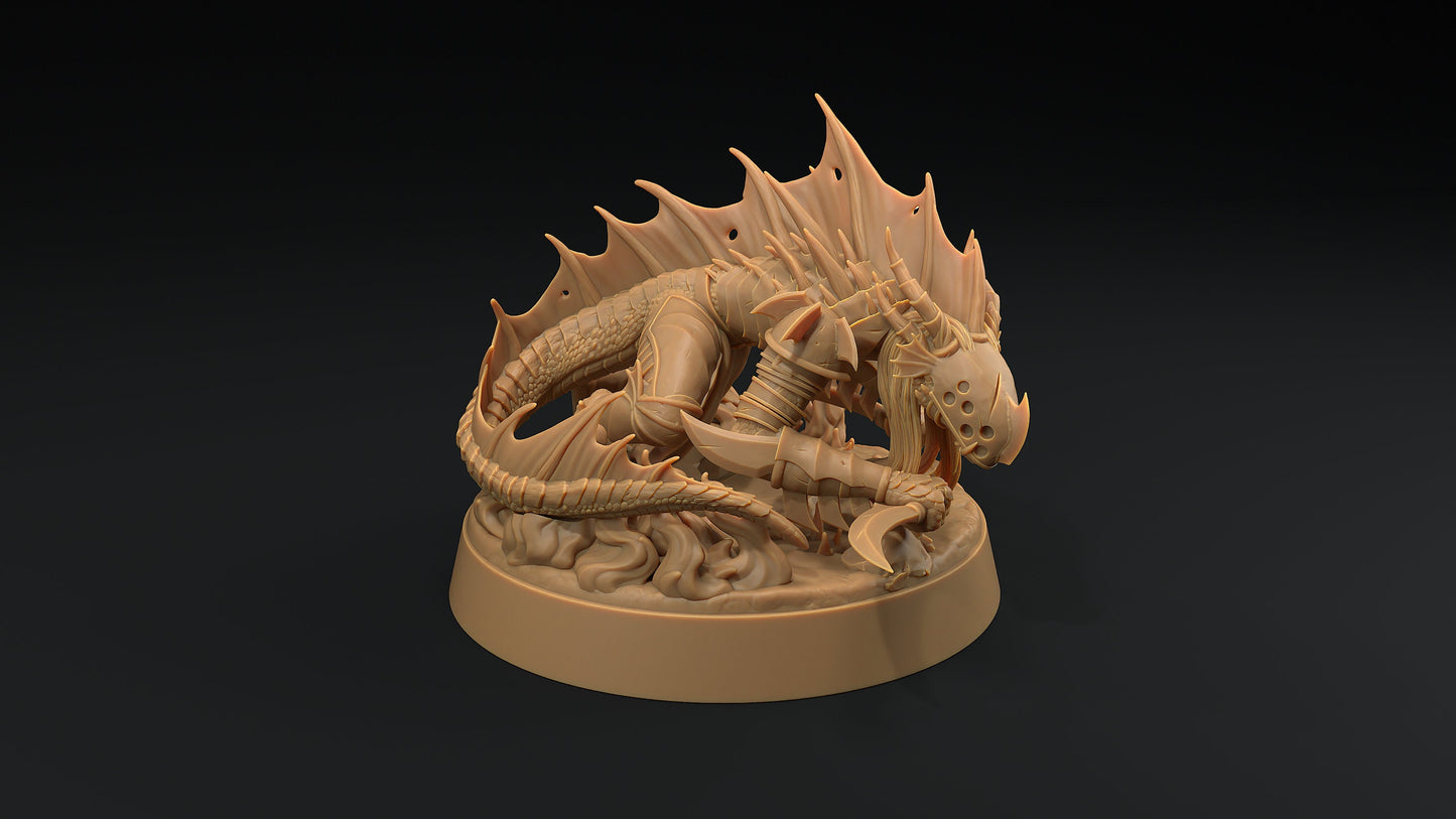 Shadow Wyrm Dagger | Dragon Trappers Lodge | Demon | Devil | One Page Rules | 32mm | Resin Printed Tabletop RPG Figures | DND | 5E |