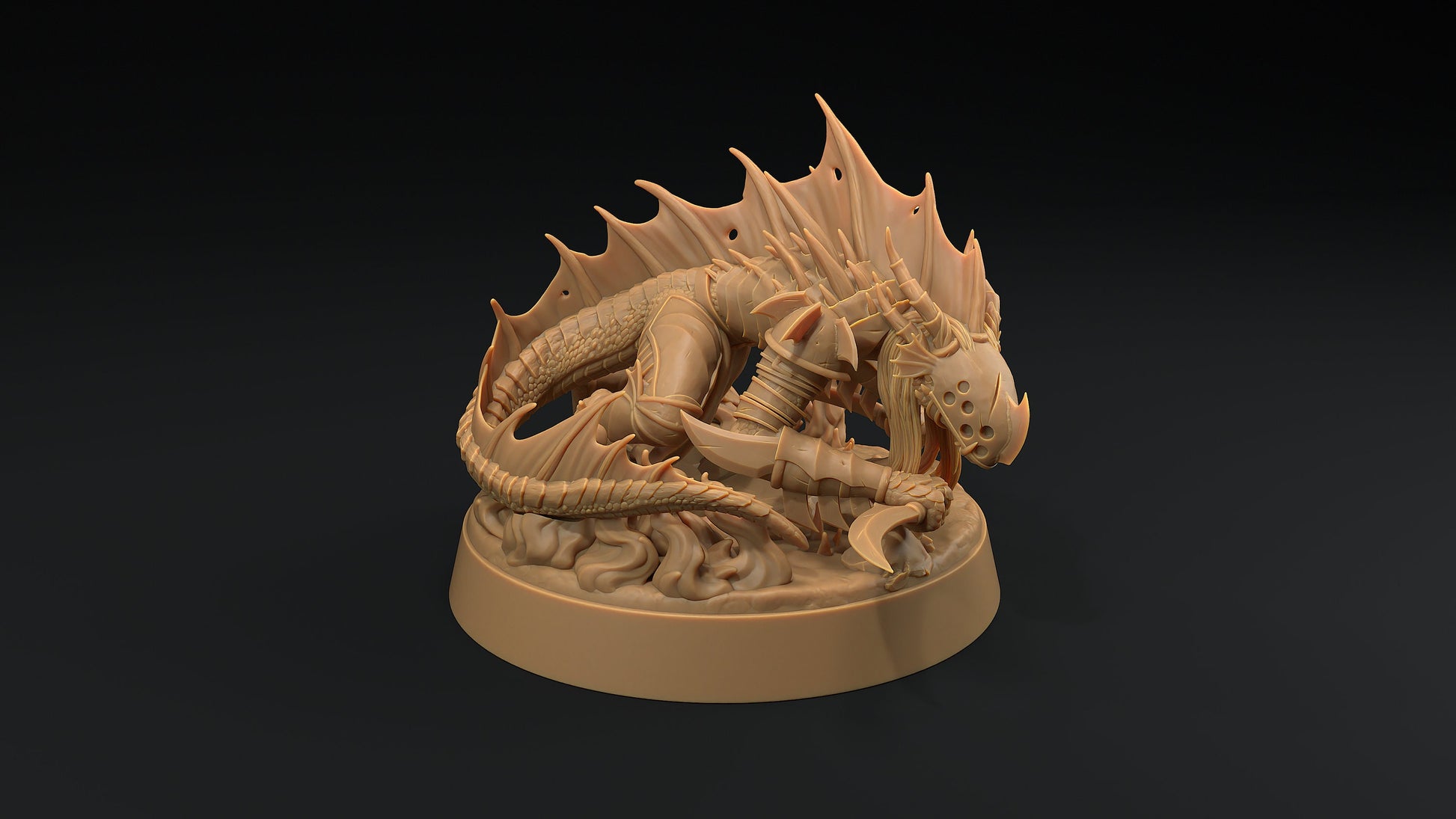 Shadow Wyrm Dagger | Dragon Trappers Lodge | Demon | Devil | One Page Rules | 32mm | Resin Printed Tabletop RPG Figures | DND | 5E |